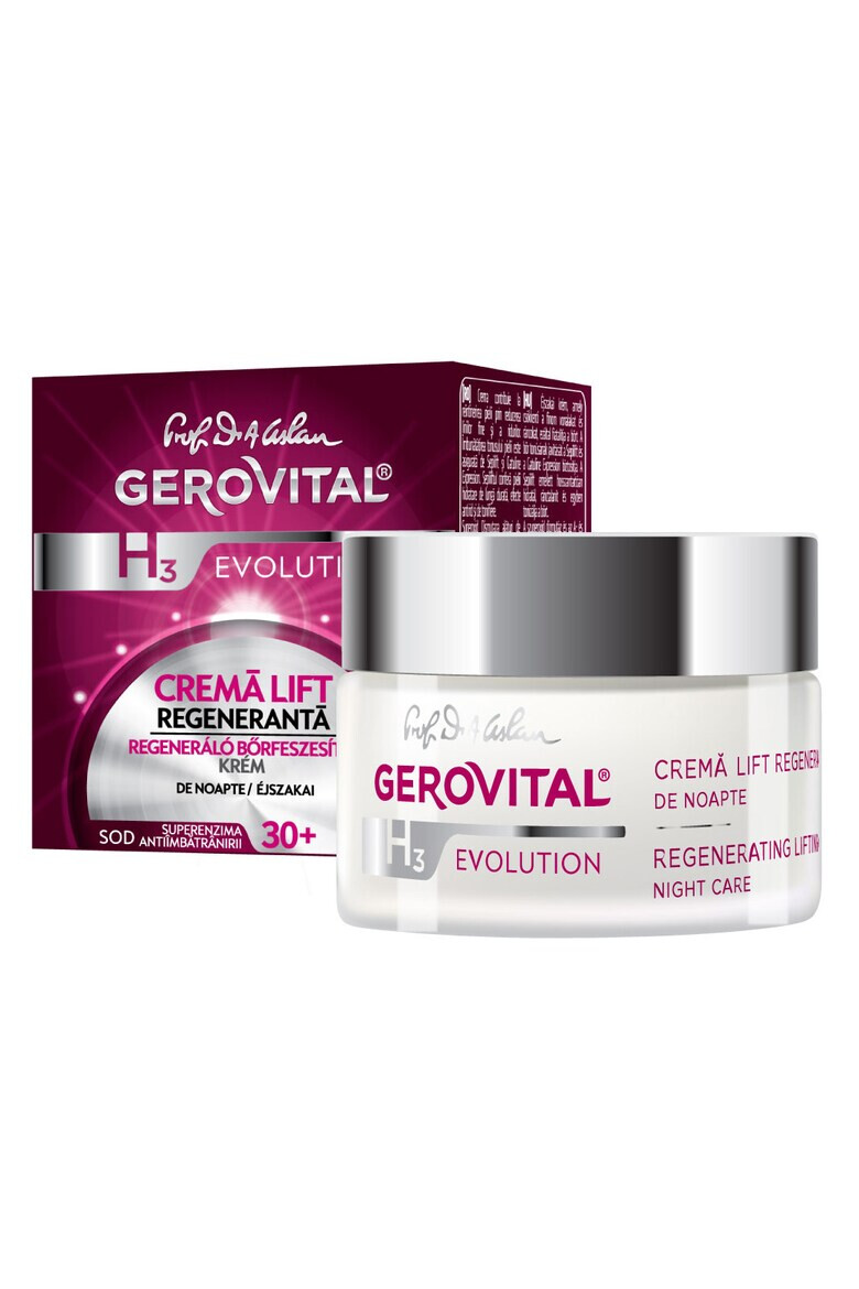 Gerovital Crema lift regeneranta H3 Evolution de noapte 50 ml - Pled.ro