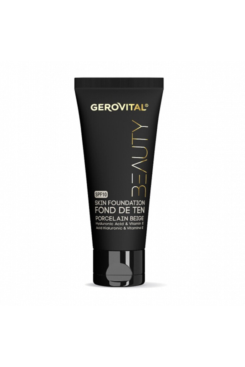 Gerovital Fond de ten Beauty cu Acid Hialuronic si Vitamina E SPF10 30 ml - Pled.ro