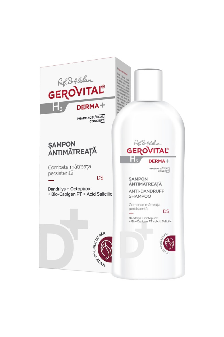 Gerovital H3 Prof. Dr. An... Sampon antimatreata Gerovital H3 Derma+ 200 ml - Pled.ro