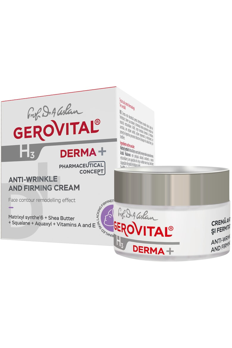 Gerovital Crema antirid si fermitate H3 Derma+ 50 ml - Pled.ro