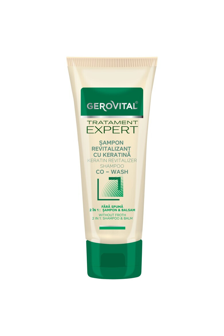 Gerovital Sampon Tratament Expert revitalizant cu keratina Co-Wash 2 in 1 150 ml - Pled.ro