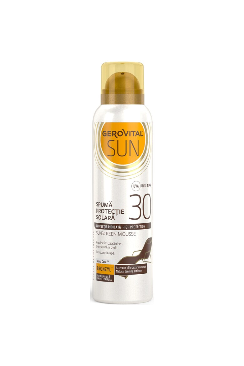 Gerovital Spuma cu protectie solara Sun SPF 30 150 ml - Pled.ro