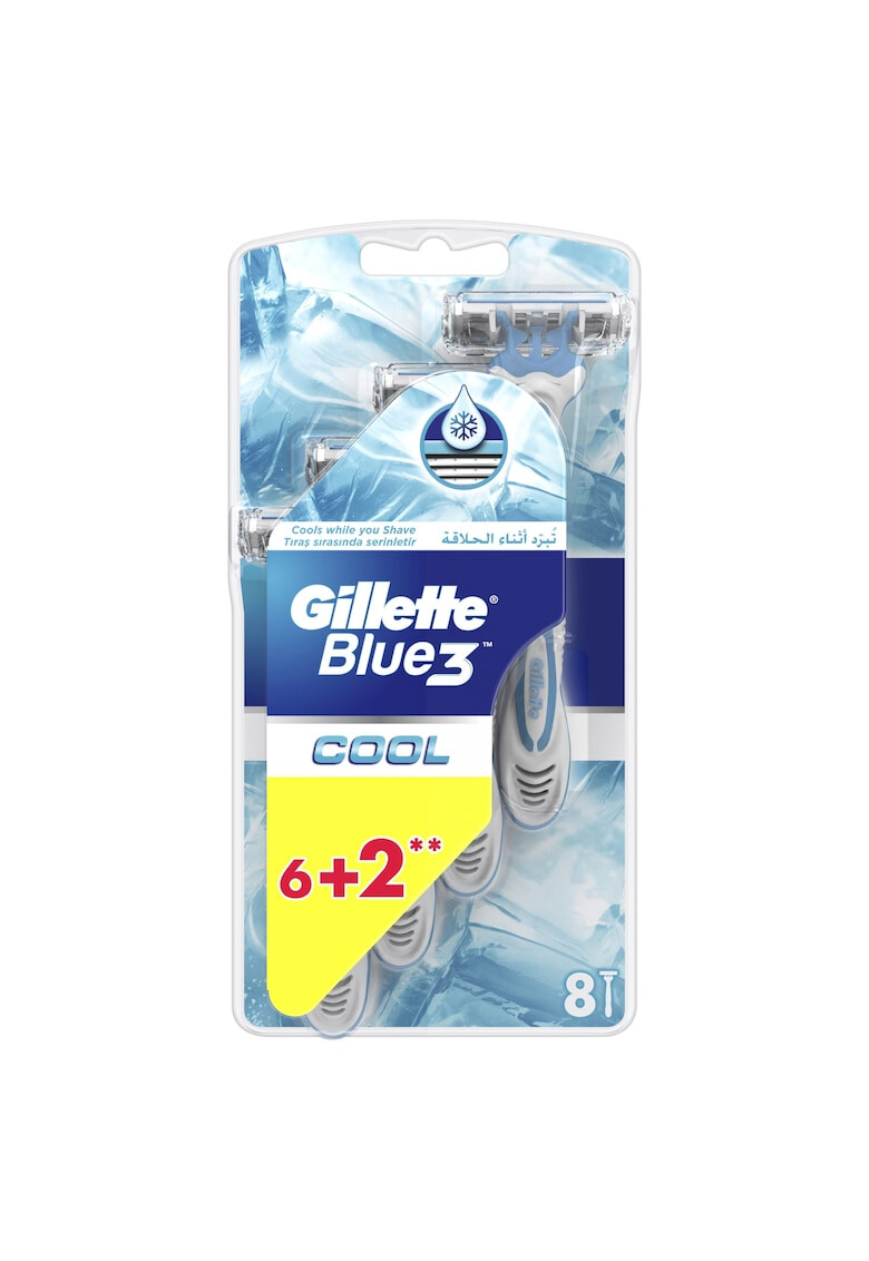 Gillette Aparat de ras de unica folosinta Blue3 Cool 8 buc - Pled.ro