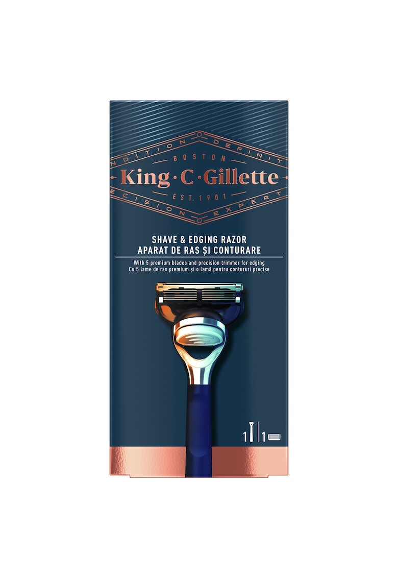 Gillette Aparat de ras pentru barbierire si conturare King C. - Pled.ro