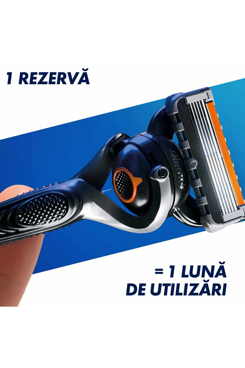 Gillette Set cadou Proglide: Aparat de ras + 1 Lama de rezerva + Gel de ras Fusion Ultra Sensitive 200 ml + Trusa de voiaj - Pled.ro