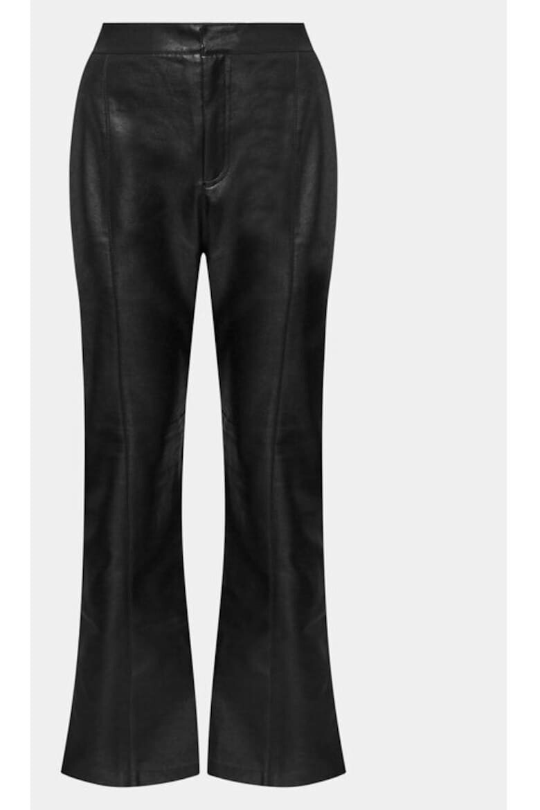 Gina Tricot Pantaloni dama 43686 Piele ecologica Negru - Pled.ro