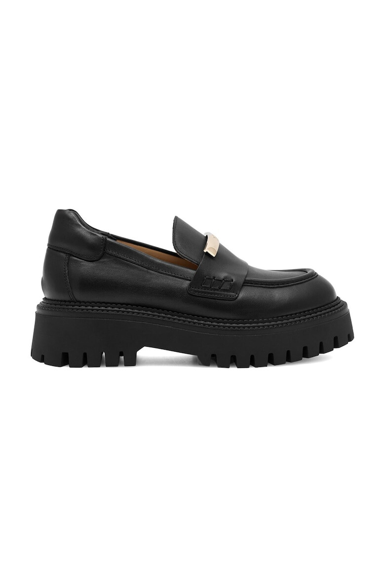 Gino Rossi Mocasini dama 638858 Piele naturala Negru - Pled.ro