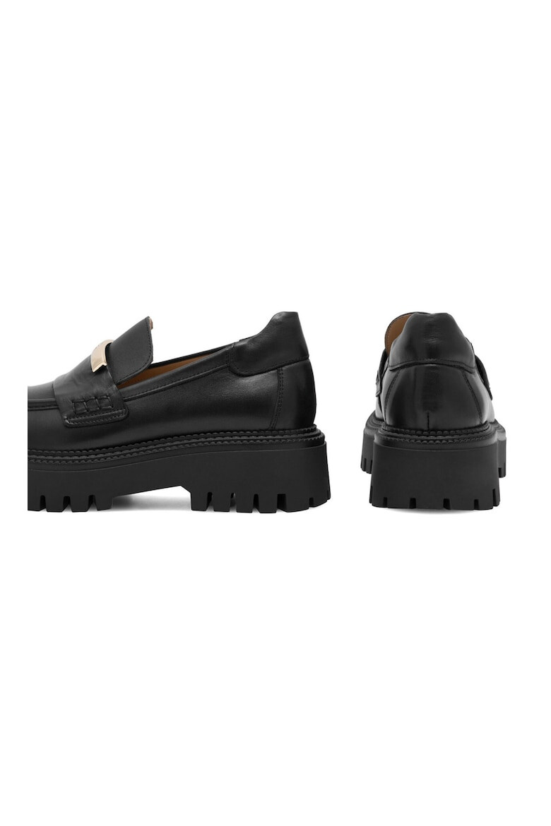 Gino Rossi Mocasini dama 638858 Piele naturala Negru - Pled.ro