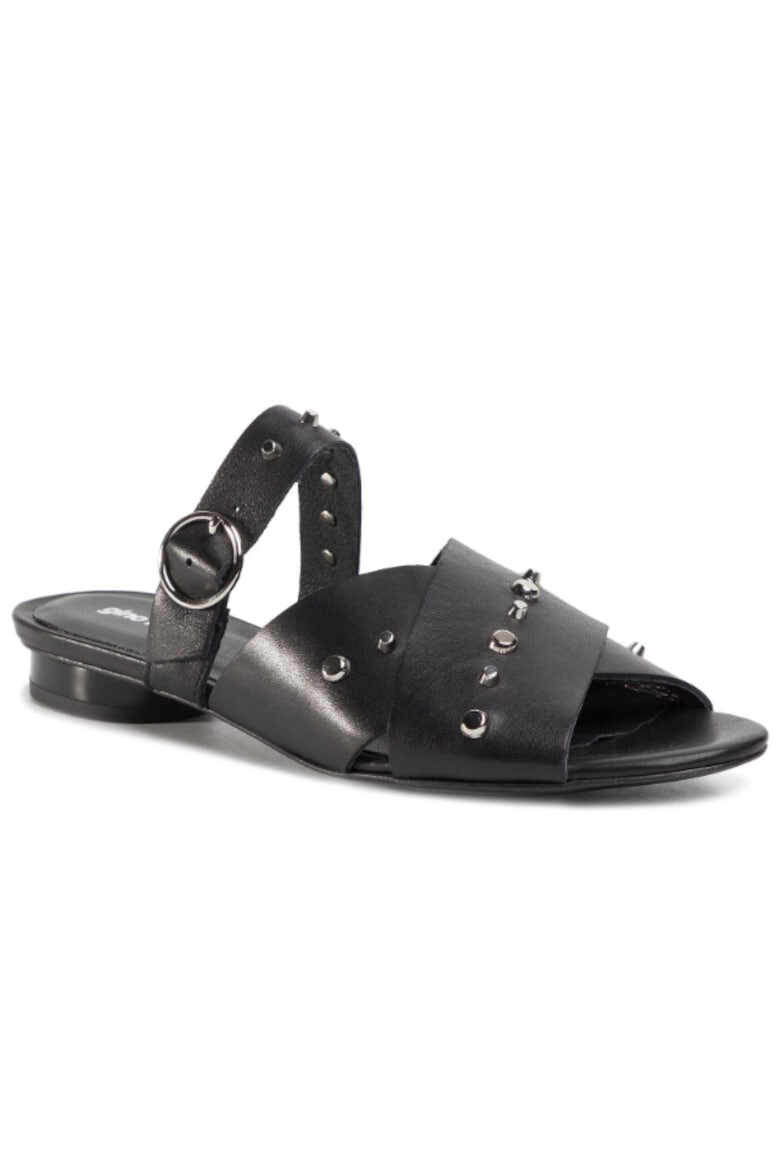 Gino Rossi Papuci flip-flop dama Piele naturala Negru - Pled.ro