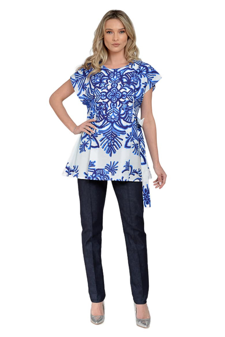 GIORGAL Bluza de bumbac cu model floral Andros - Pled.ro