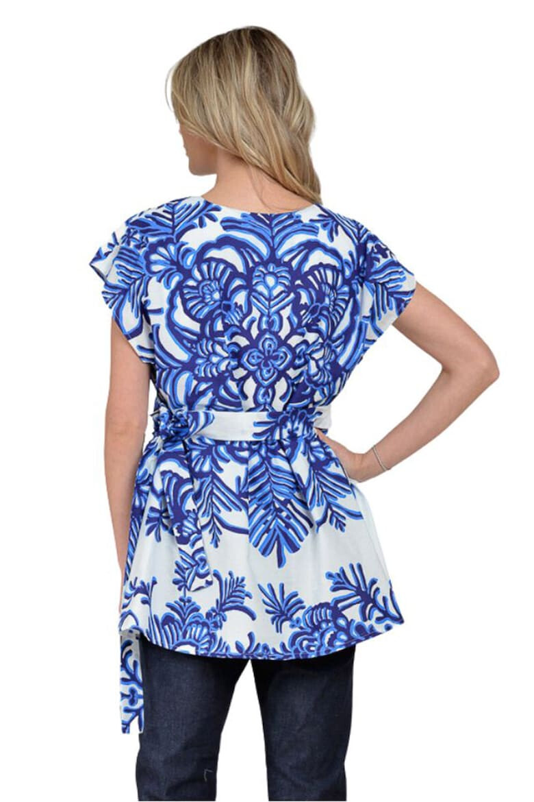 GIORGAL Bluza de bumbac cu model floral Andros - Pled.ro