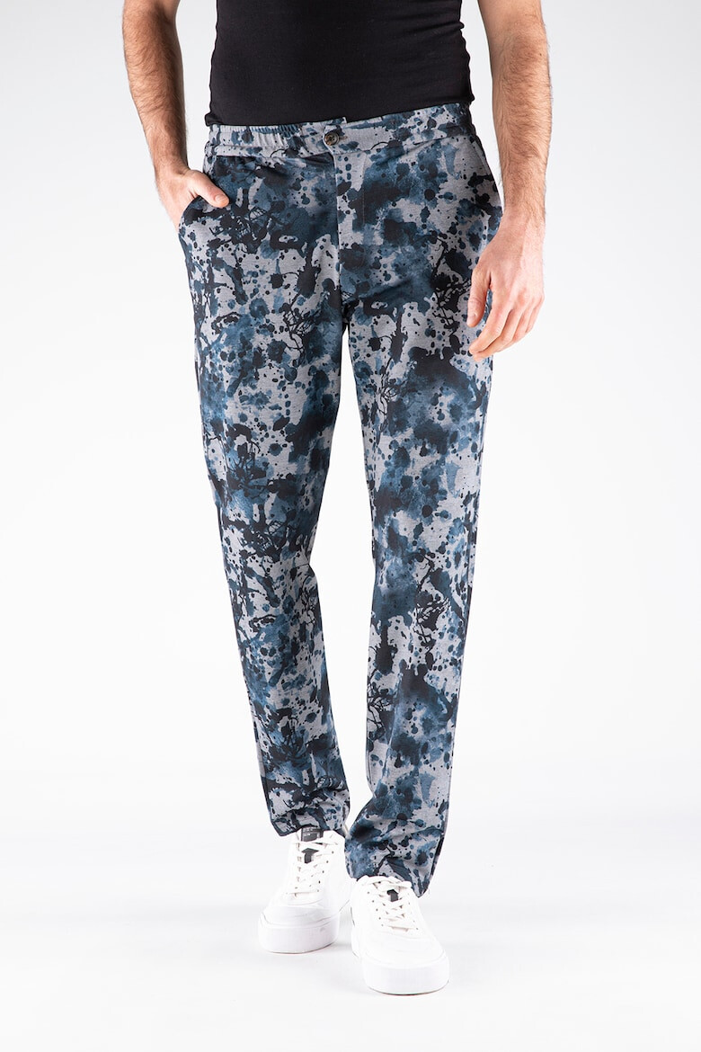 Giorgio di Mare Pantaloni drepti cu animal print - Pled.ro