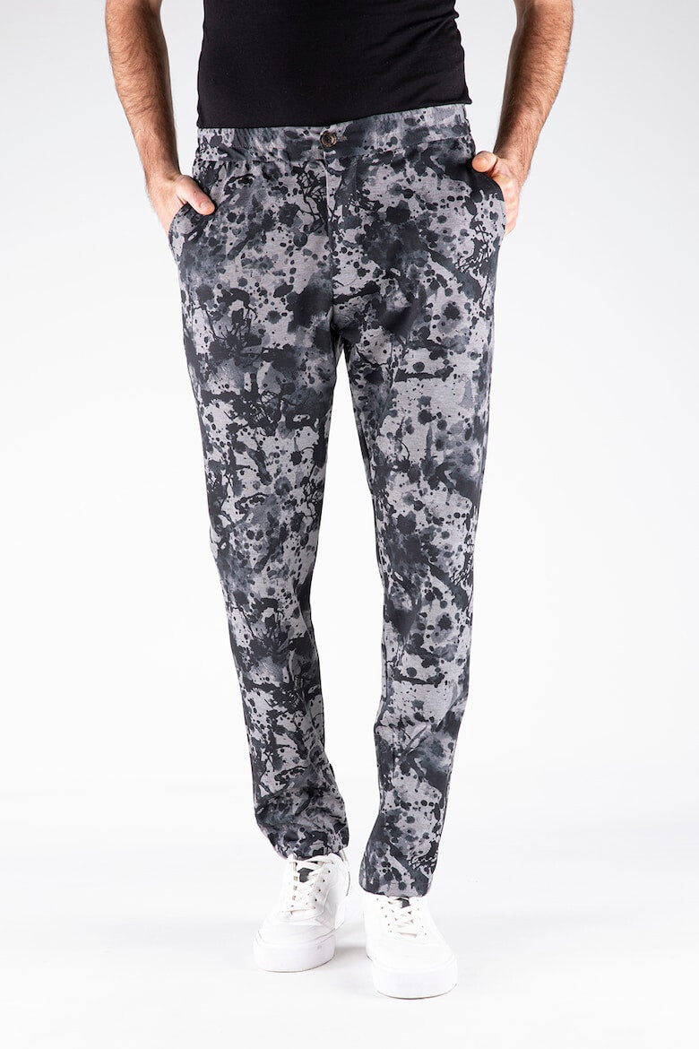 Giorgio di Mare Pantaloni drepti cu animal print - Pled.ro