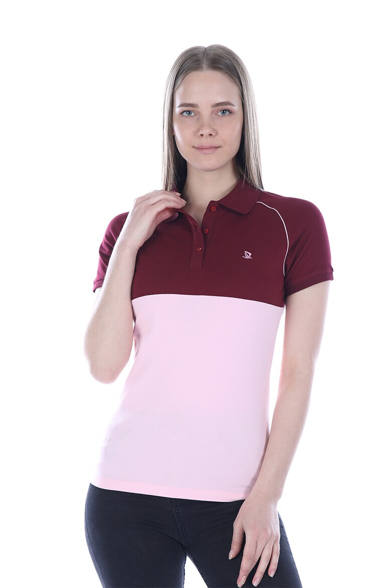 Giorgio di Mare Tricou polo cu doua segmente - Pled.ro