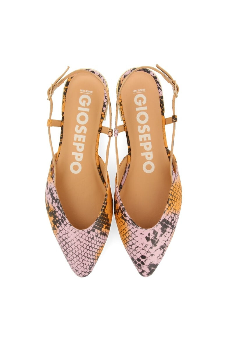 Gioseppo Balerini slingback de piele cu aspect piele de sarpe LASCARI 27855 - Pled.ro