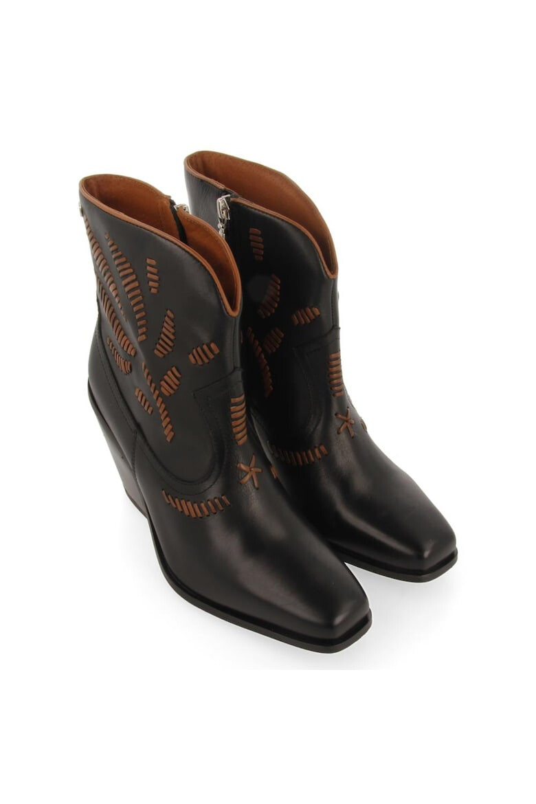 Gioseppo Botine western de piele Rajec - Pled.ro