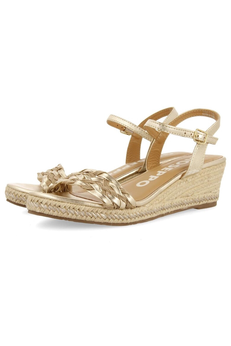 Gioseppo Espadrile wedge cu detalii de piele - Pled.ro