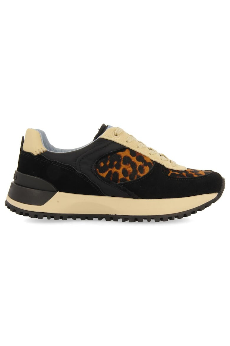 Gioseppo Pantofi sport cu animal print si garnituri din piele intoarsa - Pled.ro