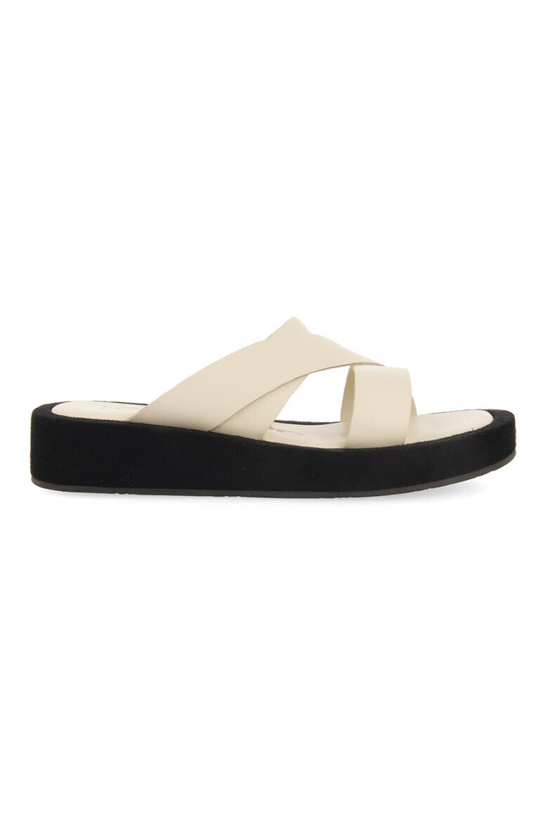 Gioseppo Papuci wedge de piele Issou - Pled.ro