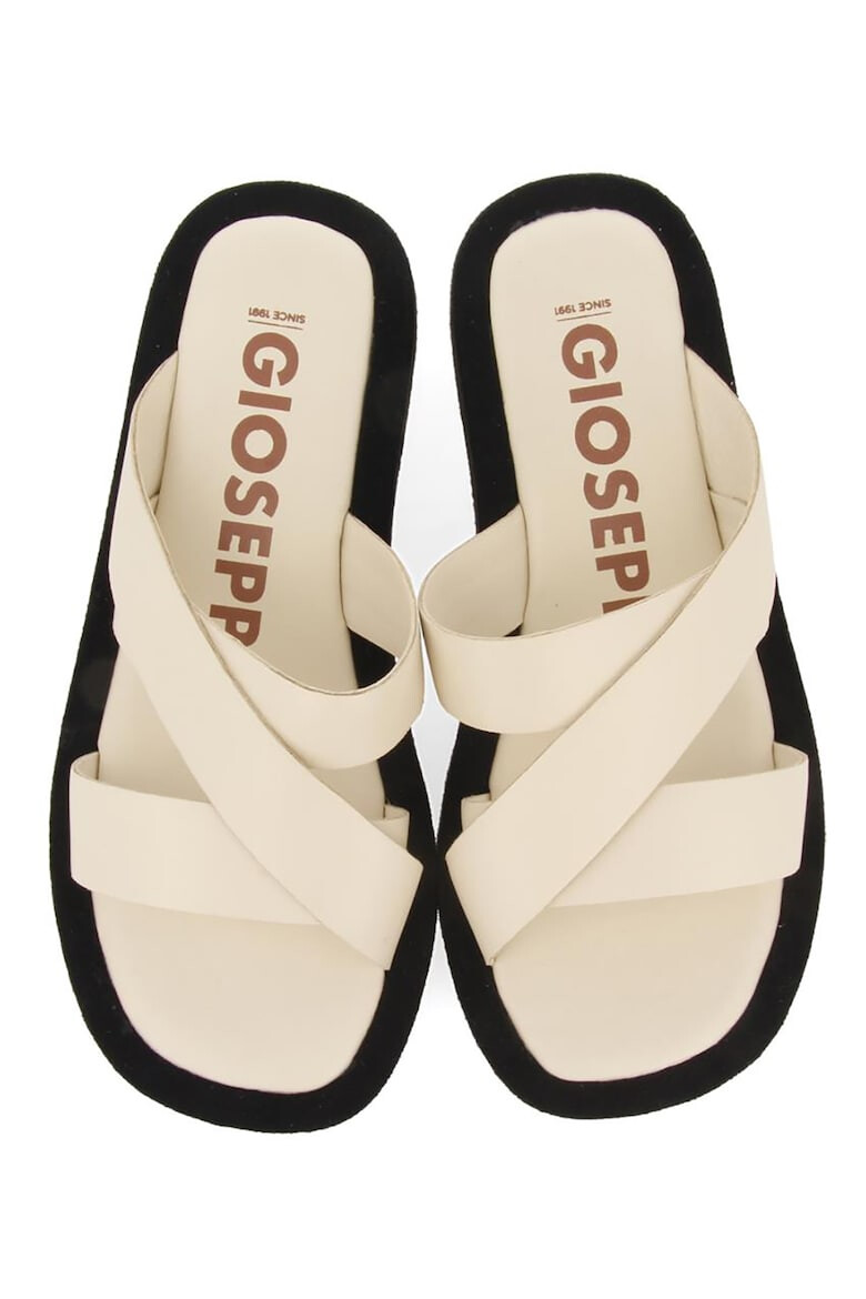 Gioseppo Papuci wedge de piele Issou - Pled.ro