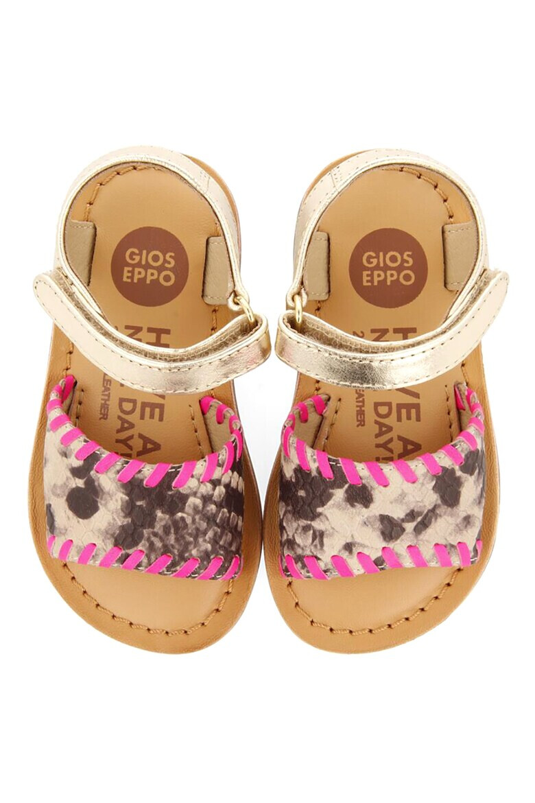 Gioseppo Sandale de piele cu animal print Elanora - Pled.ro