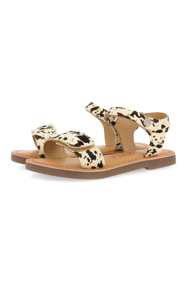 Gioseppo Sandale de piele cu animal print Selite - Pled.ro