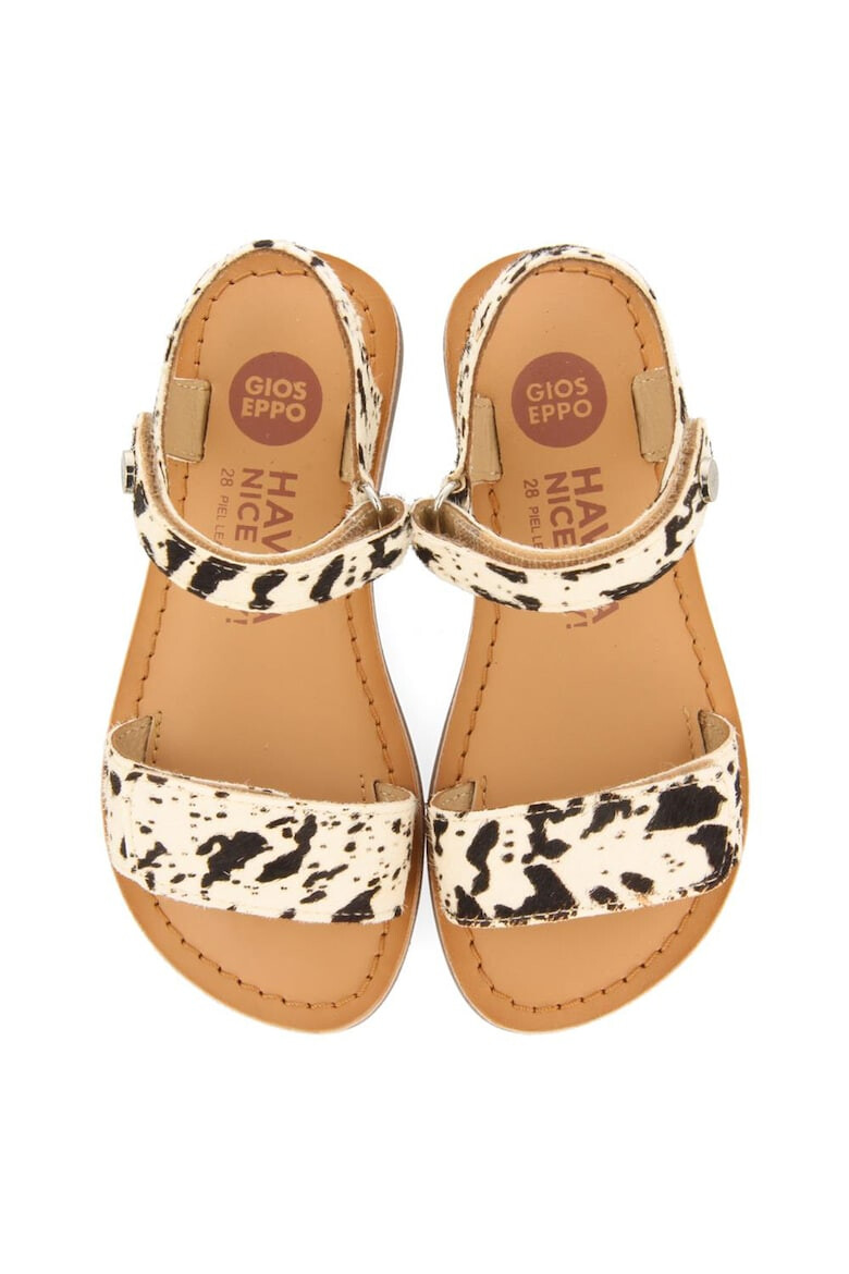 Gioseppo Sandale de piele cu animal print Selite - Pled.ro