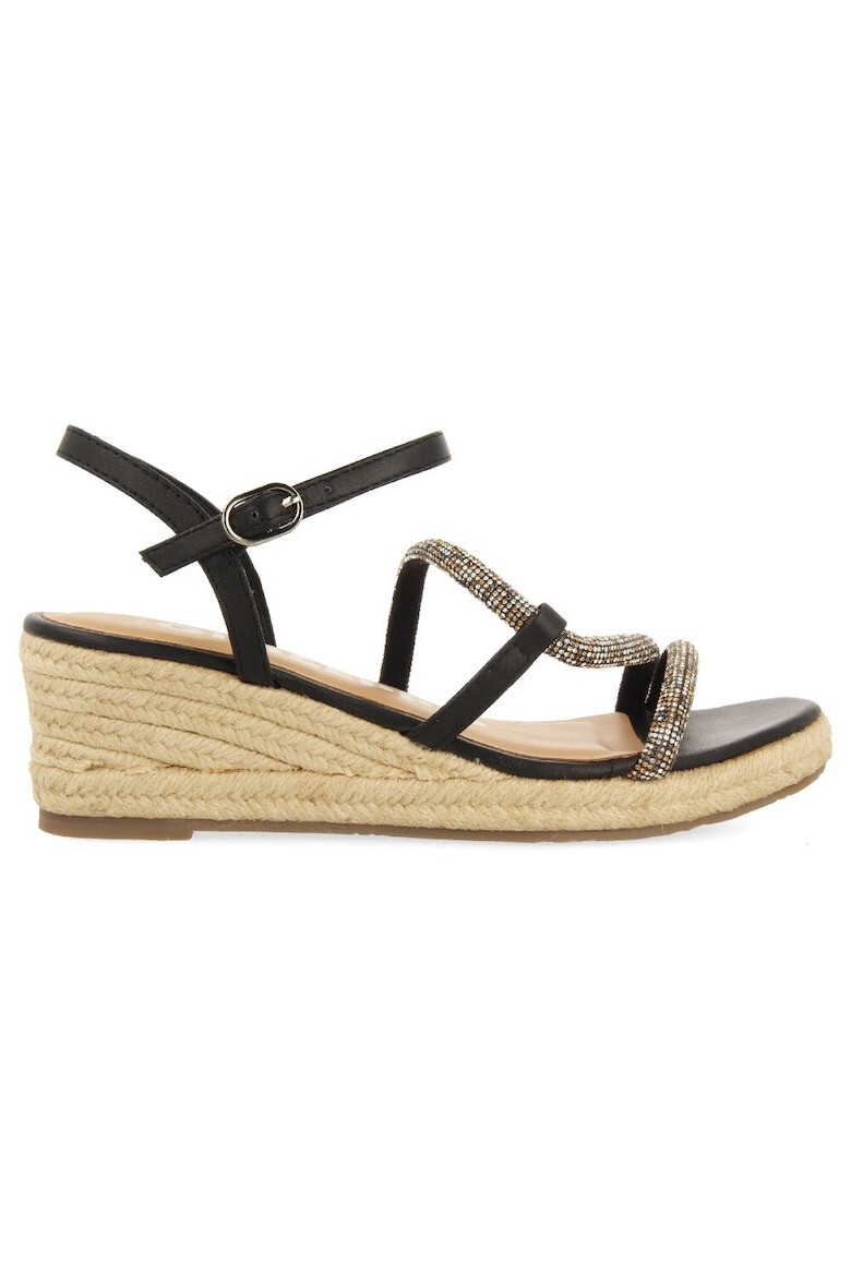 Gioseppo Sandale-espadrile de piele cu cristale - Pled.ro