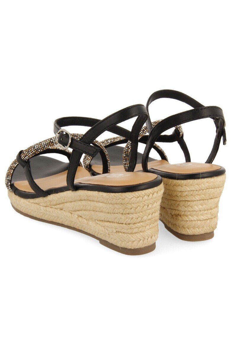 Gioseppo Sandale-espadrile de piele cu cristale - Pled.ro