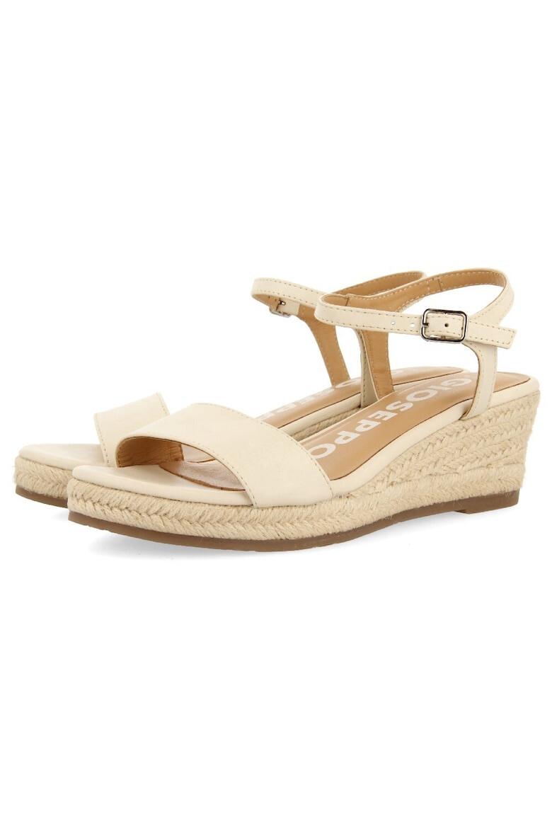 Gioseppo Sandale-espadrile wedge de piele - Pled.ro