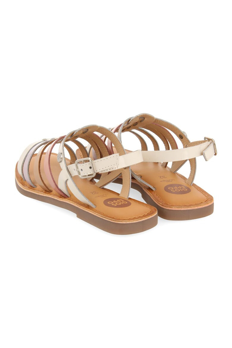 Gioseppo Sandale slingback de piele cu barete multiple Baskin - Pled.ro