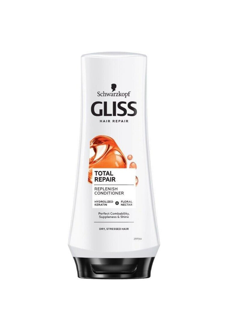 Gliss Balsam Total Repair 19 pentru par uscat si deteriorat 200 ml - Pled.ro