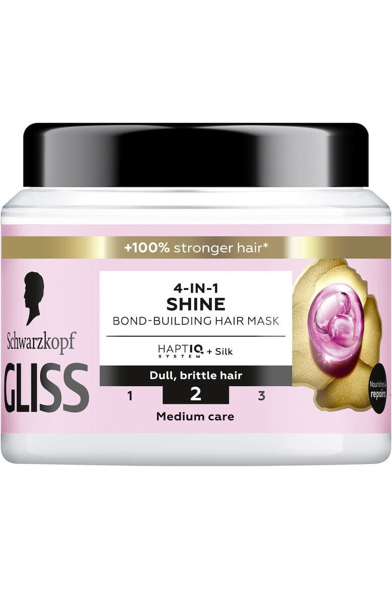 Gliss Masca de par Schwarzkopf 4 in 1 Liquid Silk Hair Repair pentru stralucire 400ml - Pled.ro