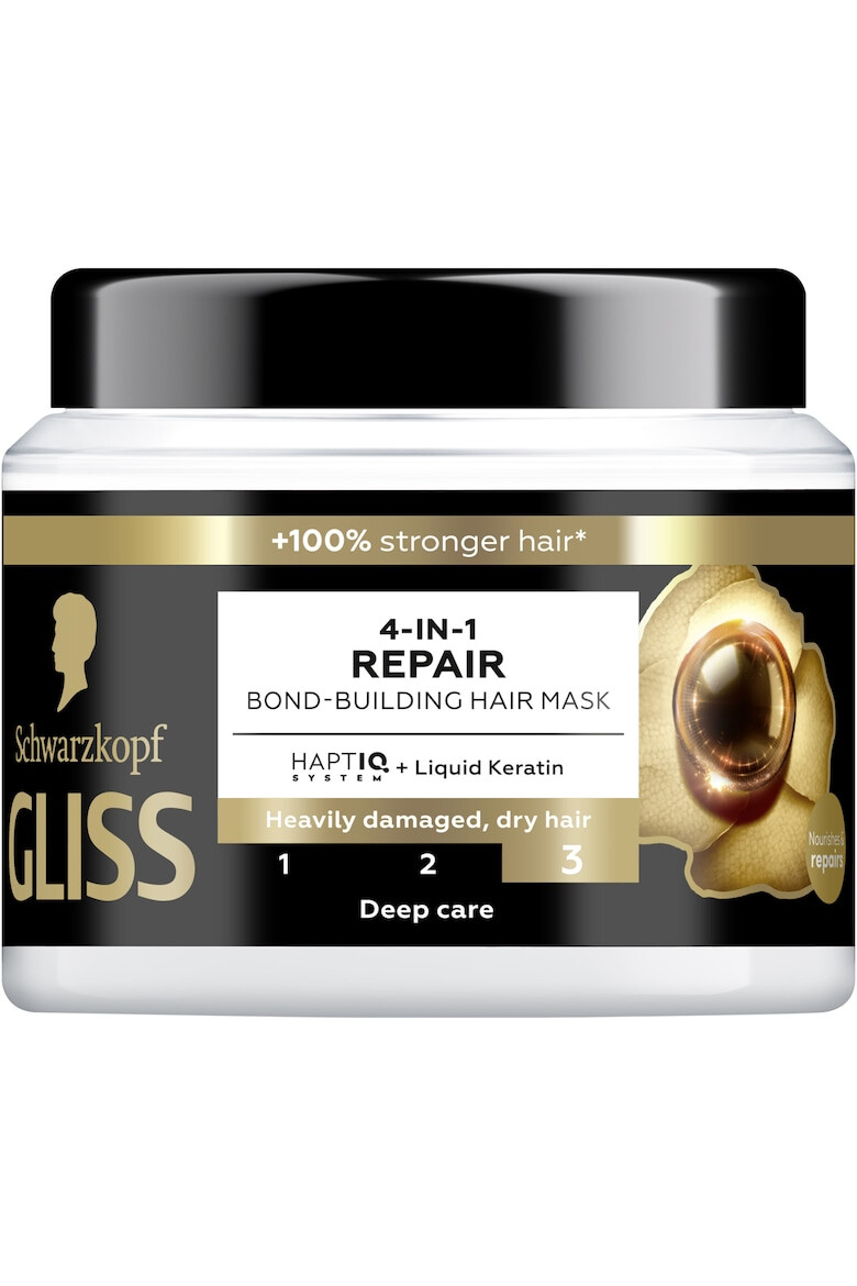 Gliss Masca de par Schwarzkopf Ultimate Repair 4 in 1 pentru par uscat puternic deteriorat 400ml - Pled.ro