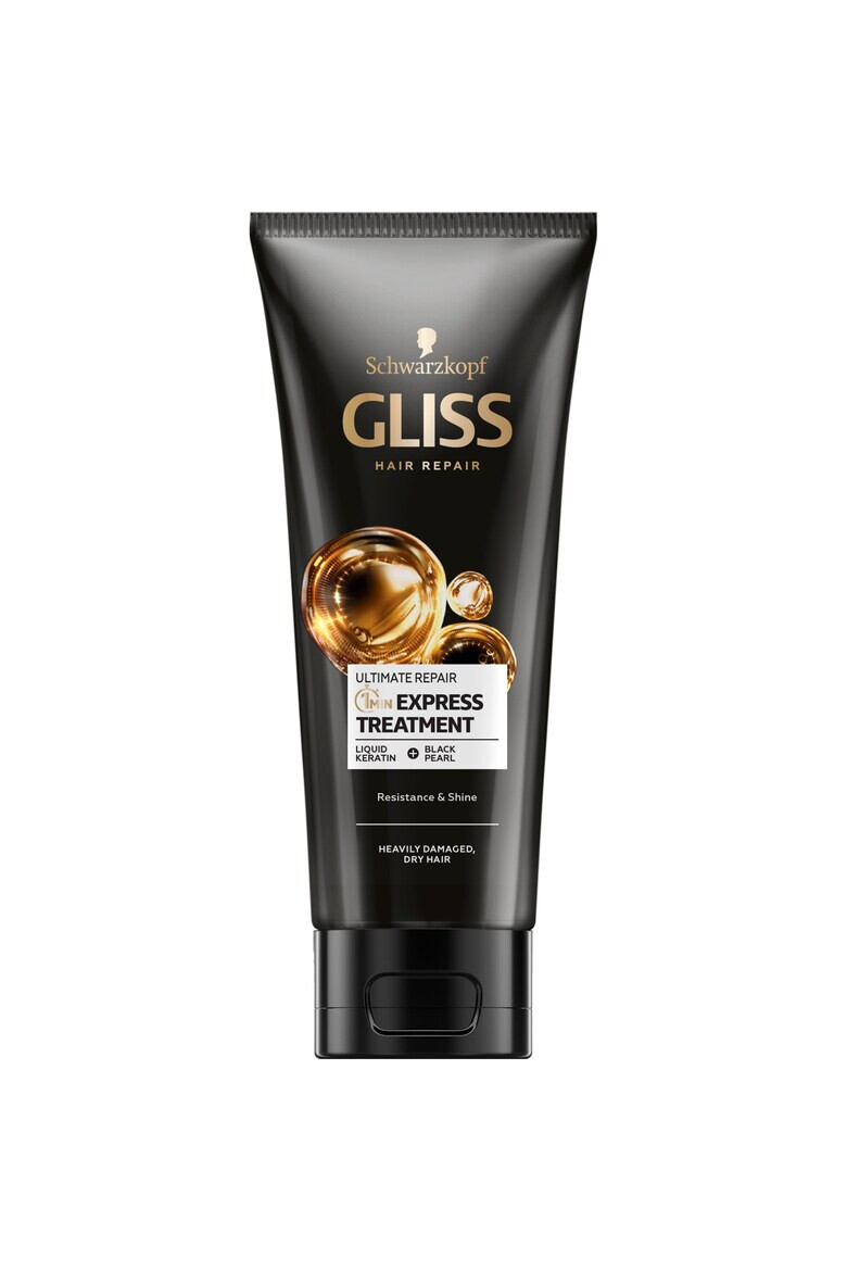 Gliss Tratament expres 1 Minut Ultimate Repair pentru par foarte deteriorat si uscat 200 ml - Pled.ro