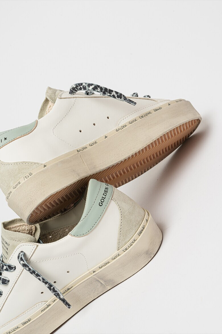 GOLDEN GOOSE Pantofi sport cu sireturi contrastante si aspect uzat Star Classic - Pled.ro