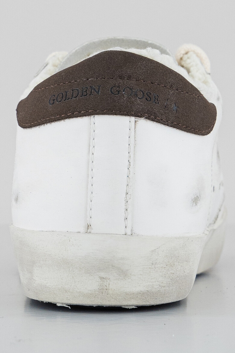 GOLDEN GOOSE Pantofi sport de piele cu captuseala teddy - Pled.ro