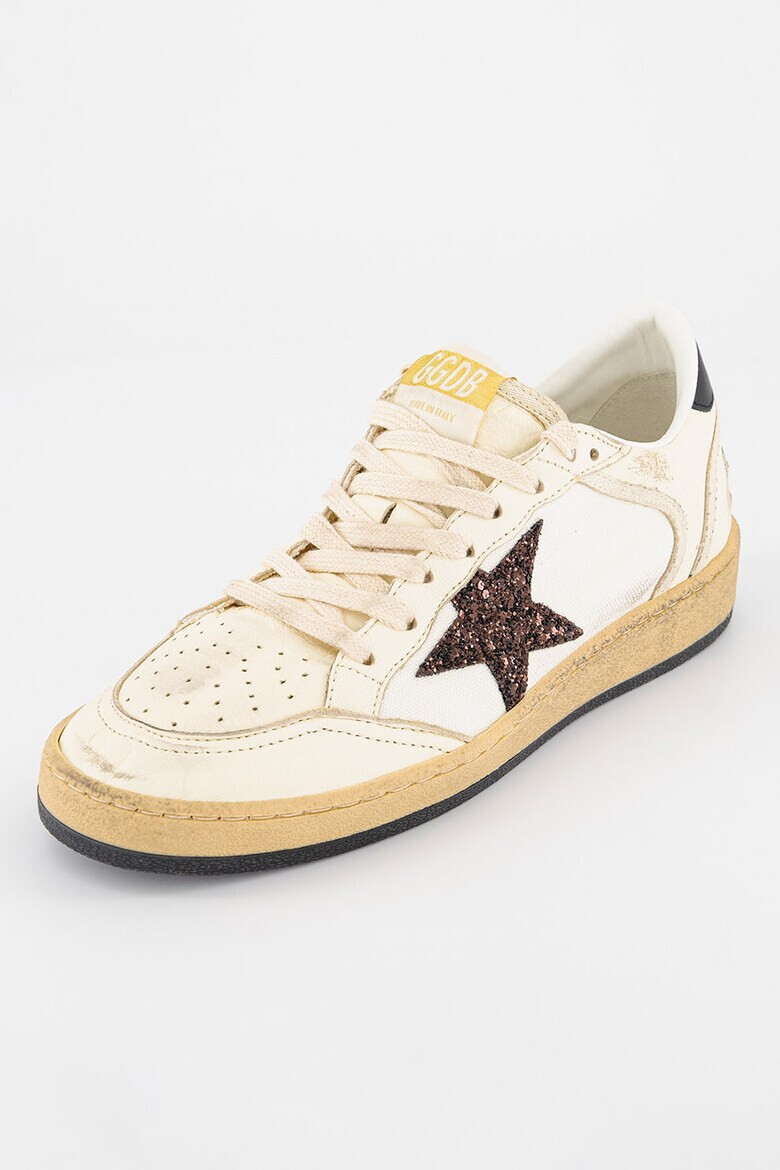 GOLDEN GOOSE Pantofi sport de piele cu detalii cu stele - Pled.ro