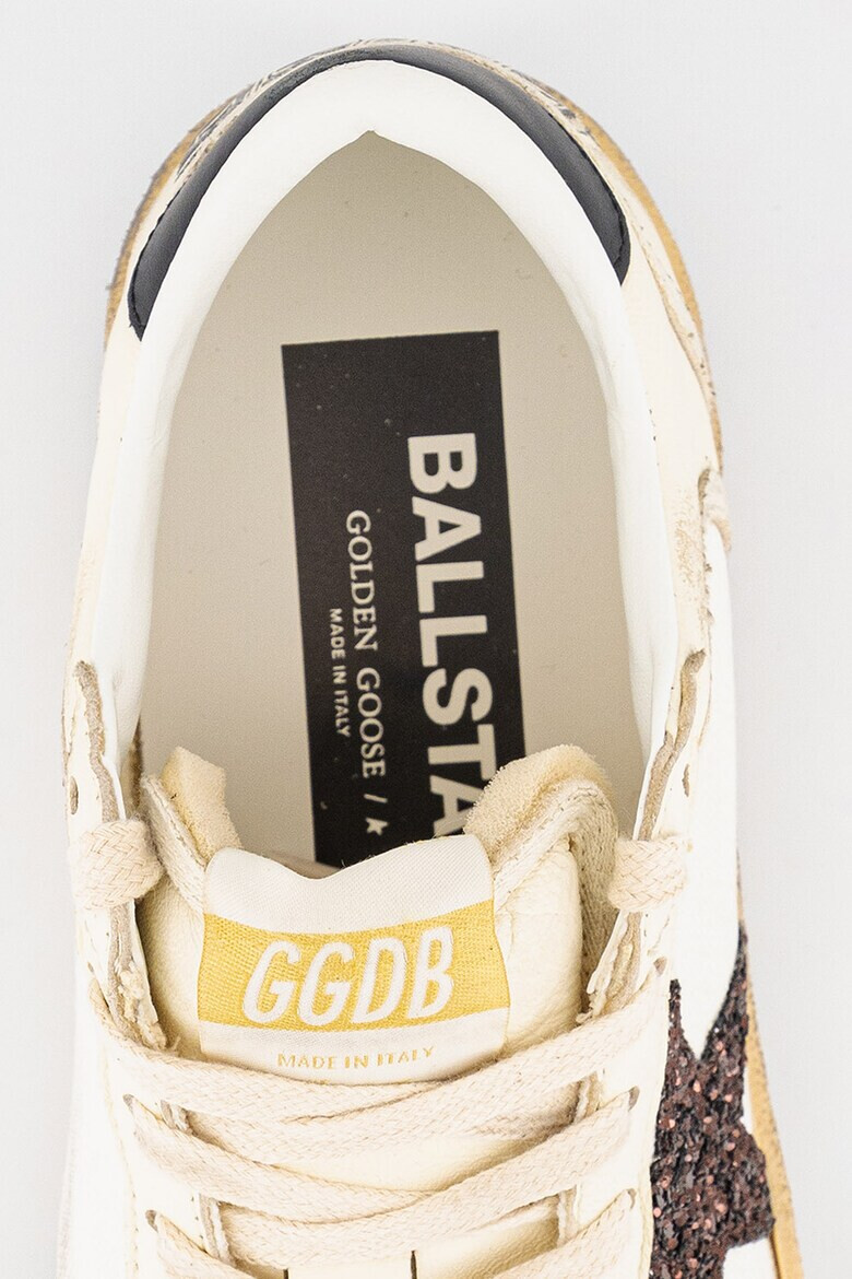 GOLDEN GOOSE Pantofi sport de piele cu detalii cu stele - Pled.ro