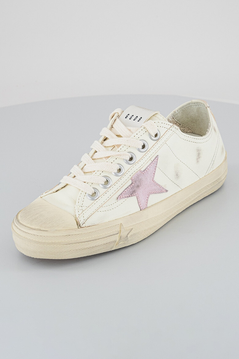 GOLDEN GOOSE Pantofi sport de piele cu logo - Pled.ro