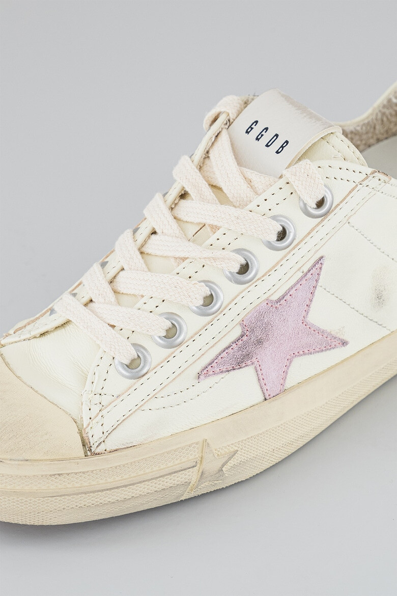 GOLDEN GOOSE Pantofi sport de piele cu logo - Pled.ro