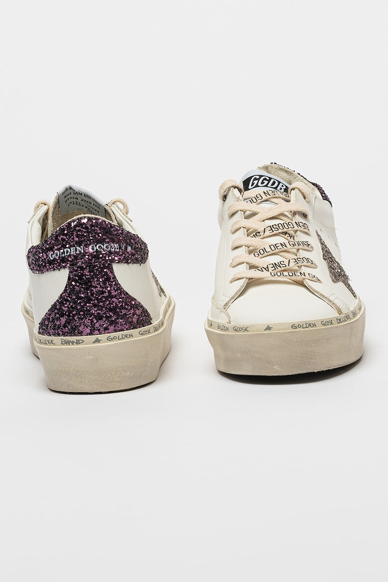 GOLDEN GOOSE Pantofi sport de piele cu paiete Hi Star - Pled.ro