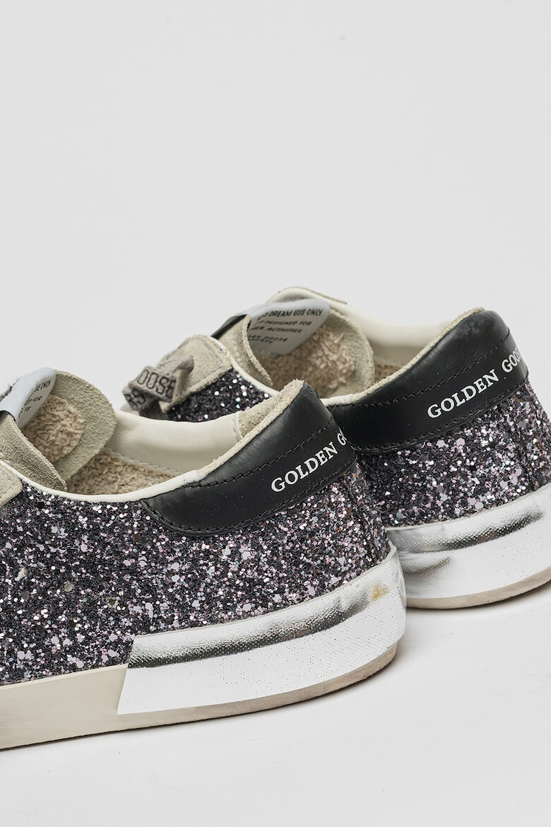 GOLDEN GOOSE Pantofi sport de piele intoarsa cu aspect stralucitor Donna - Pled.ro