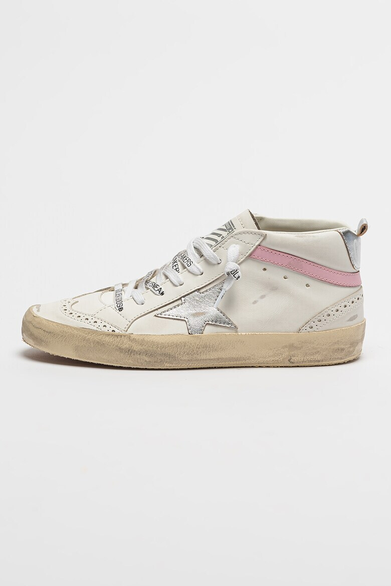 GOLDEN GOOSE Pantofi sport de piele Mid Star - Pled.ro