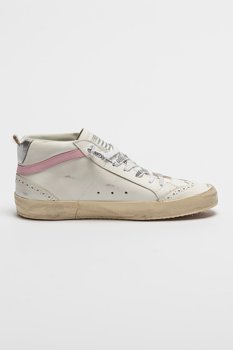 GOLDEN GOOSE Pantofi sport de piele Mid Star - Pled.ro