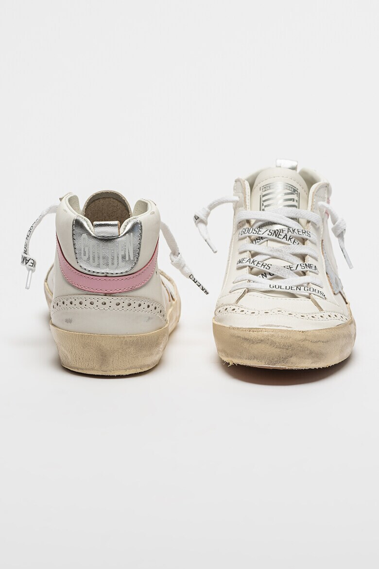 GOLDEN GOOSE Pantofi sport de piele Mid Star - Pled.ro