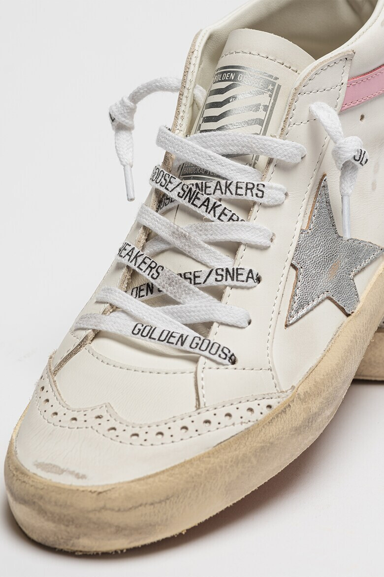 GOLDEN GOOSE Pantofi sport de piele Mid Star - Pled.ro