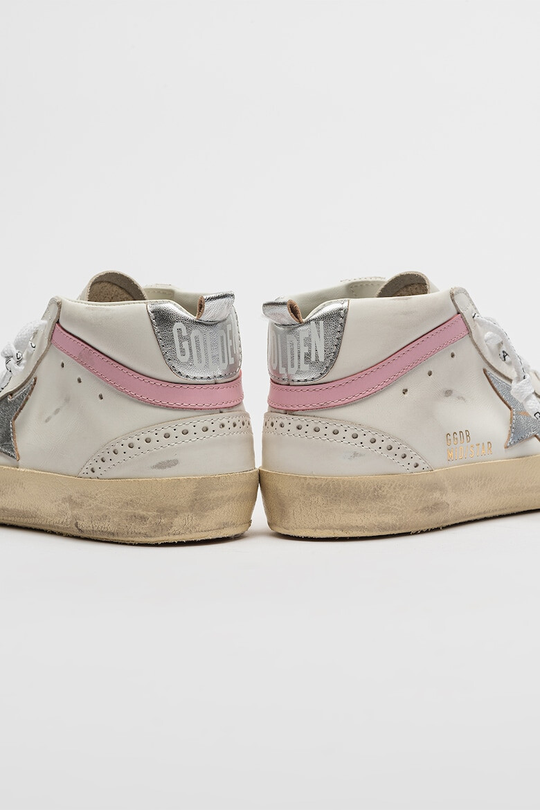 GOLDEN GOOSE Pantofi sport de piele Mid Star - Pled.ro