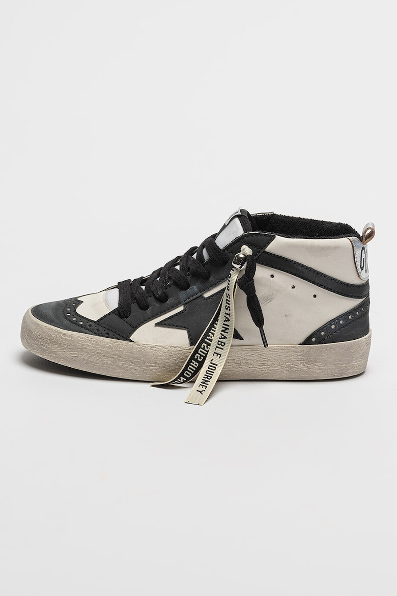 GOLDEN GOOSE Pantofi sport de piele Mid Star - Pled.ro