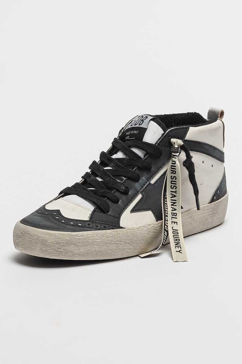 GOLDEN GOOSE Pantofi sport de piele Mid Star - Pled.ro